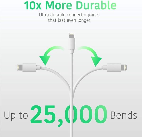 TalkWorks iPhone Charger Lightning Cable 10ft Long